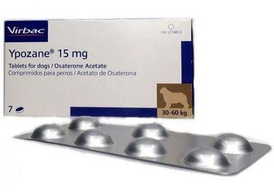 Іпозан 15 мг Ypozane ХL для лікування передміхурової залози у собак вагою 30 - 60 кг, 7 таблеток 1346 фото