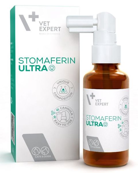 Стомаферин Ультра VetExpert Stomaferin Ultra гель для поддержания здоровья ротовой полости у кошек и собак, 30 мл 5298 фото