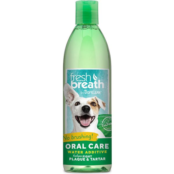 Добавка у воду Тропіклін Свіже Дихання TropiClean Fresh Breath Oral Care для собак, 473 мл 5423 фото