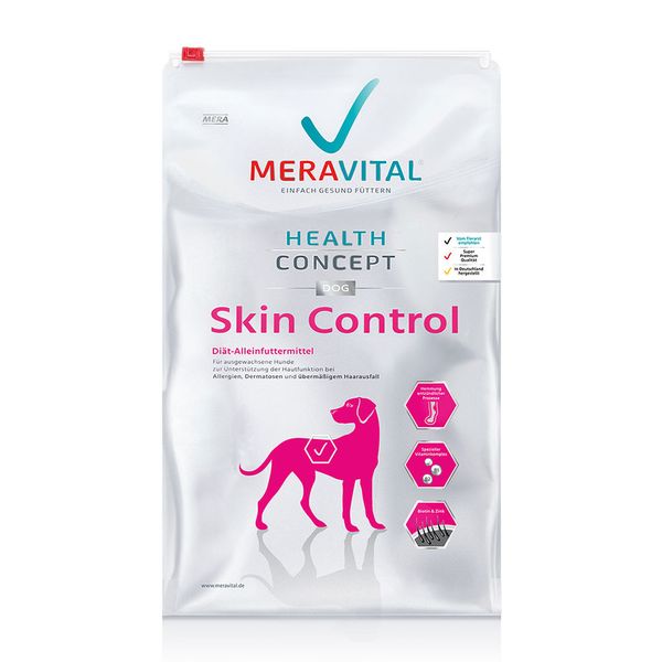Мера Mera MVH Dog Skin Control лечебный сухой корм для взрослых собак с проблемами кожи, 3 кг (700497 - 4322) 6497 фото