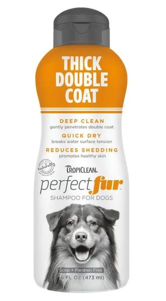 Шампунь Тропиклин Идеальная Шерсть TropiClean PerfectFur Thick Double Coat Shampoo для собак с густой шерстью, 473 мл (000155) 5628 фото