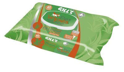 Серветки гігієнічні GILL'S Aloe, 40шт / уп (12шт / кор.) ціна за уп. 8187 фото
