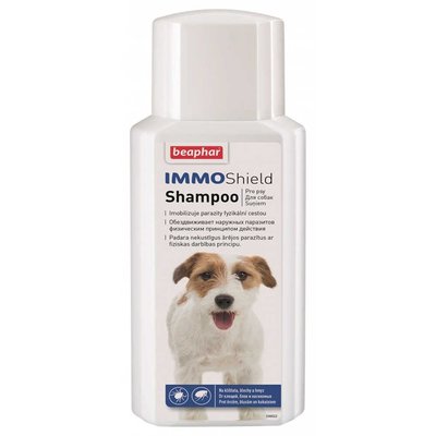 Шампунь Beaphar Immo Shield Shampoo for Dogs от блох, клещей и комаров для собак с 3 месяцев, 200 мл (14179) 7333 фото