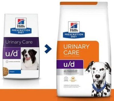 Хилс Hill's PD Canine U/D Urinary Care лечебный корм для собак с заболеваниями мочевыводящих путей, 4 кг (606270) 7597 фото