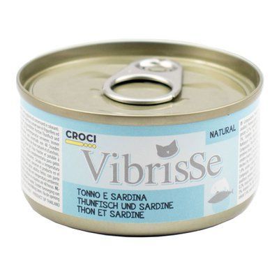 Консервы для кошек VIBRISSE тунец/сардины, 70г C6018748 фото