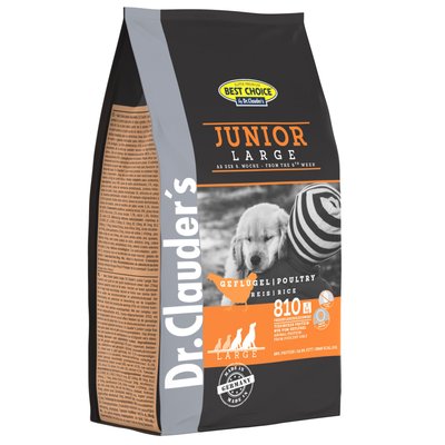 Dr.Clauder's Best Choice Junior Large сухий корм для цуценят великих та гігантських порід з 8-тижневого віку, 350 гр 5300 фото