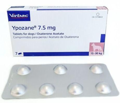 Ипозан 7,5 мг Ypozane L для лечения предстательной железы у собак весом 15 - 30 кг, 7 таблеток 1347 фото