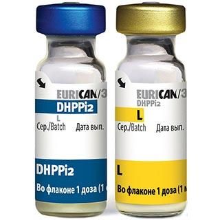 Эурикан DHPPI2- L Eurican DHPPI2- L вакцина против чумы, гепатита, парвовируса, аденовируса,лептоспироза собак 338 фото