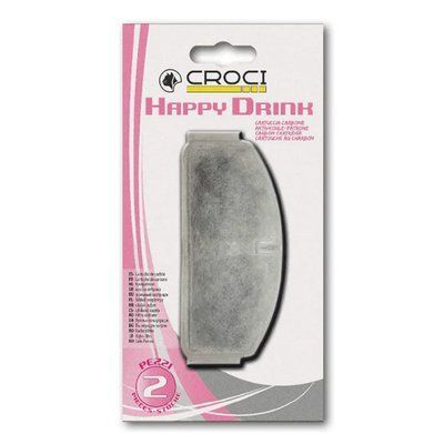 Фильтр карбоновый CROCI для фонтана для кошек Happy Drink, 2 шт. C6020503 фото