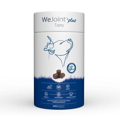 ВиДжойнт WeJoint Plus Tasty M Medium Breeds для поддержания здоровья суставов, хрящевой ткани у собак средних пород, 30 пастилок 15505 фото