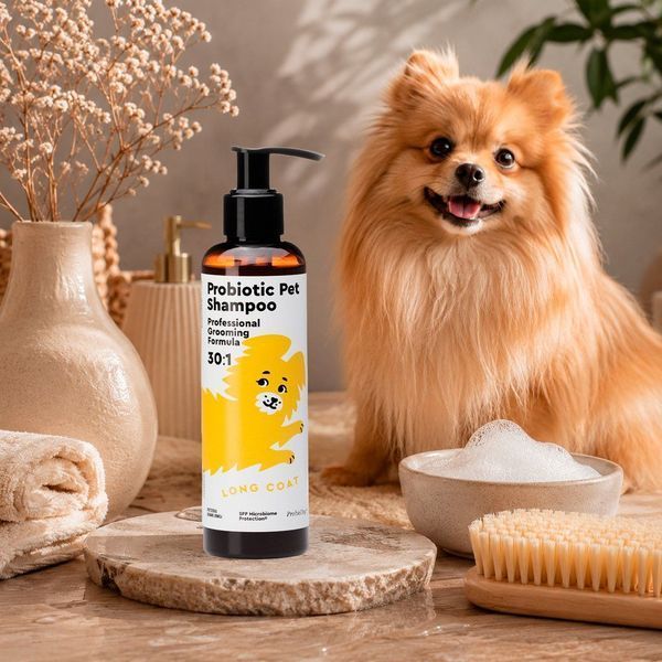 ProbioDay Probiotic Pet Shampoo профессиональный шампунь-концентрат 30:1 с пробиотиками для длинношерстных пород собак, 200 мл 15460 фото