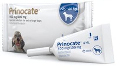 Прінокат Prinocate Extra Large Dog краплі від бліх та кліщів для великих собак вагою 25 - 40 кг, 1 піпетка х 4 мл 4750 фото