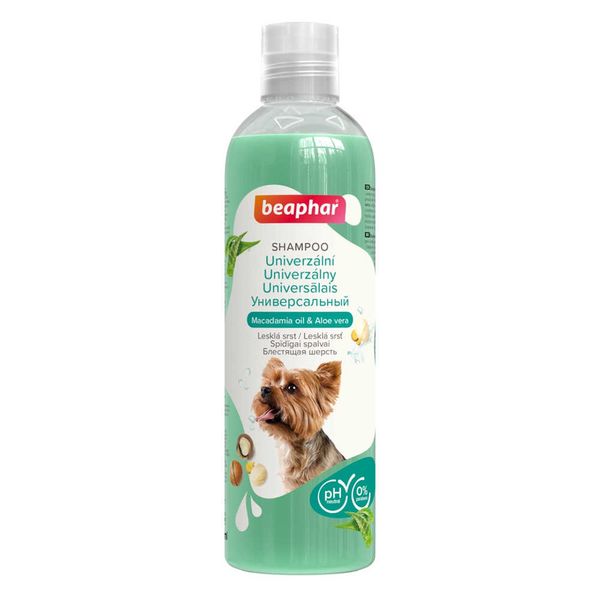 Шампунь Beaphar Shampoo for Dogs Macadamia & Aloe Vera с Макадамией и Алоэ Вера для собак с чувствительной кожей, 250 мл (19967) 7336 фото