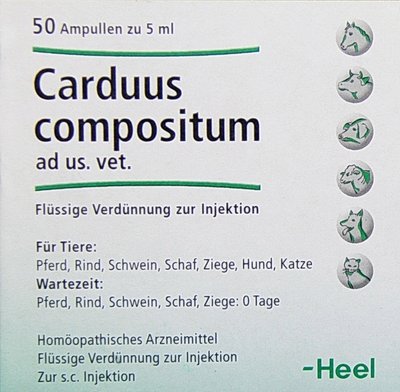 Кардус Композитум Хеель Carduus Compositum Heel засіб для підтримки функцій печінки, 5 мл 1648 фото