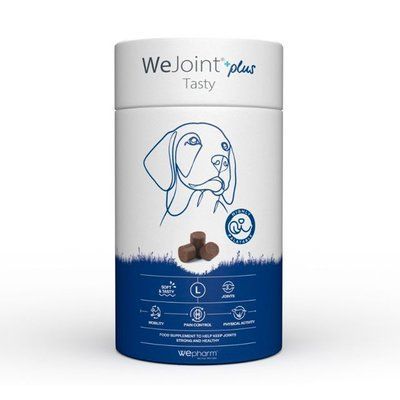 ВиДжойнт WeJoint Plus Tasty L Large Breeds для поддержания здоровья суставов, хрящевой ткани у собак крупных пород, 30 пастилок 15506 фото