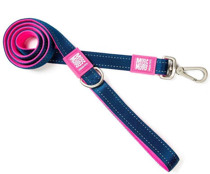 Повідець Рожевий Матрикс Max & Molly Short Leash Matrix Pink/S для собак, довжина 120 см - ширина 1,5 см (212006) 5780 фото