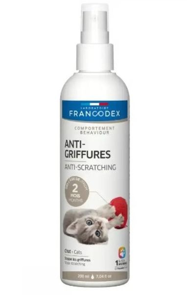 Спрей Francodex Anti Scratch Kitten Cat Spray от царапания для котят и взрослых кошек, 200 мл 7136 фото