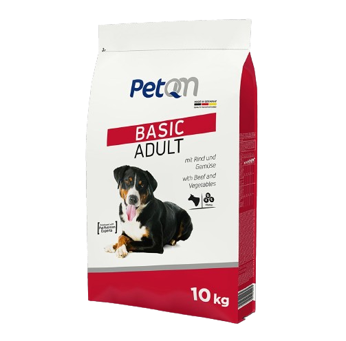 PetQM Dog Basic Adult with Beef and Vegetables сухий корм з яловичиною та овочами для дорослих собак, 10 кг (701564) 7402 фото