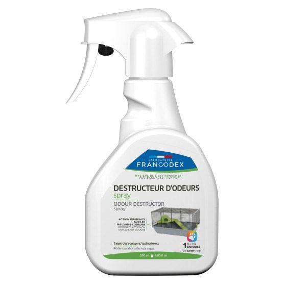 Спрей Francodex Odour Destructor Spray от неприятного запаха грызунов, кроликов и хорьков, 250 мл 7137 фото