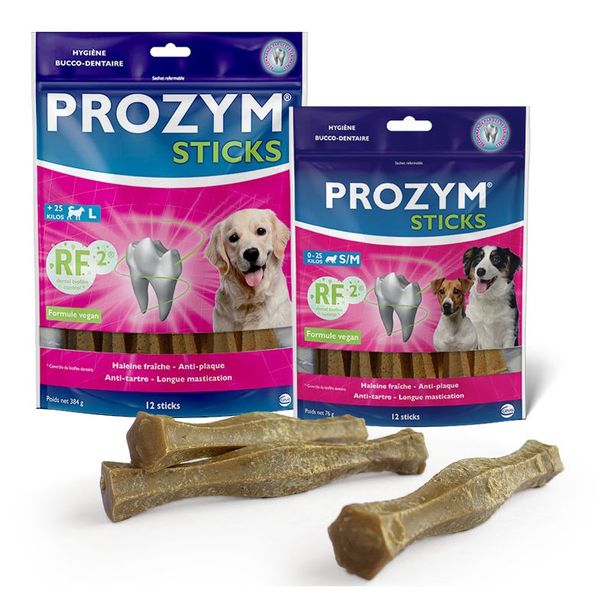 Prozym RF2 Dental Sticks S/M жувальні палички для очищення зубів у собак малих і середніх порід, 12 паличок 7113 фото
