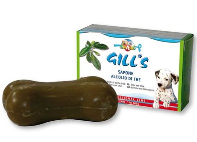 Мило Гілс Croci Gill's антипаразитарне з олією чайного дерева для собак, 100 гр (C3052058) 6054 фото