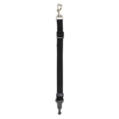 Повідець із гаком безпеки Croci Harness Safety Belt для собак, чорний, 2,5*150 см, (C6058185) 5226 фото