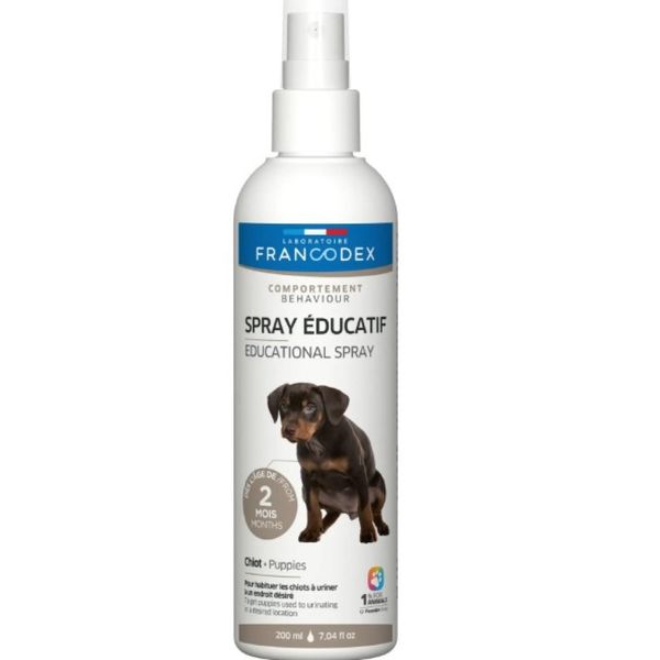 Спрей Francodex Educational Puppies Spray для привчання цуценят до туалету, 200 мл 7138 фото